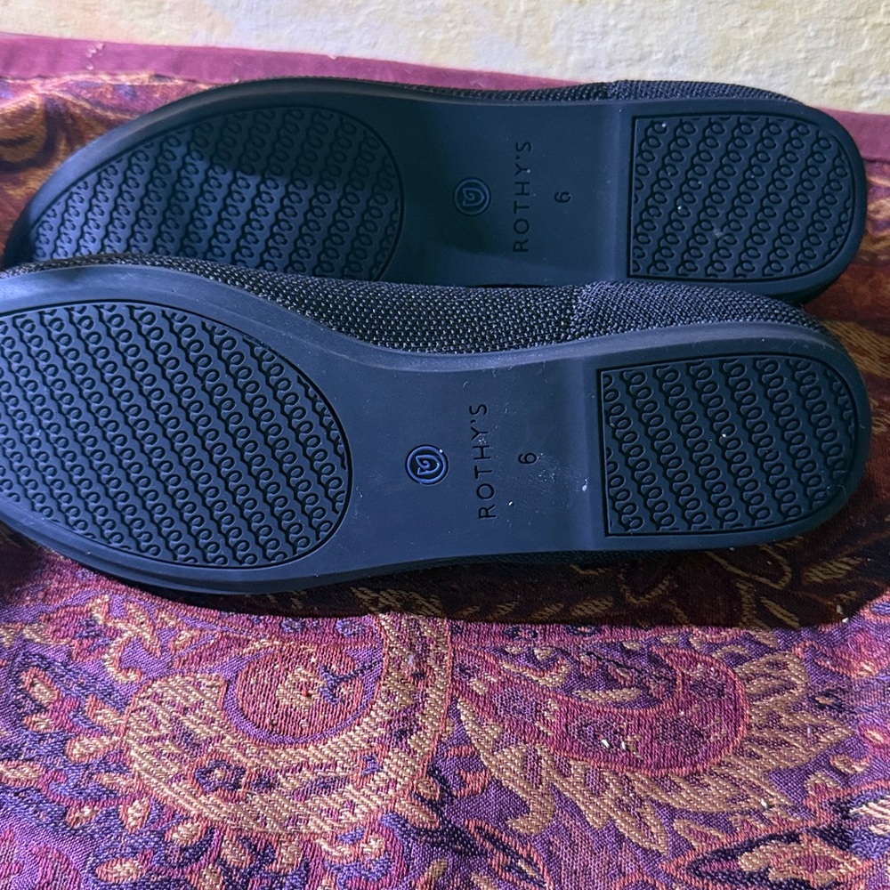 Rothy's Black and Blue Women's Flats - Picture 4 of 6